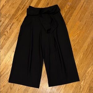 Club Monaco Black Wide Leg Pants with Flowing Silhouette